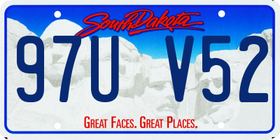 SD license plate 97UV52