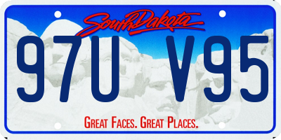 SD license plate 97UV95