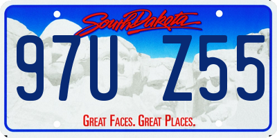 SD license plate 97UZ55
