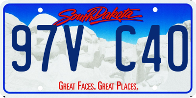 SD license plate 97VC40