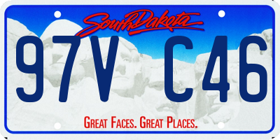 SD license plate 97VC46