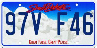 SD license plate 97VF46
