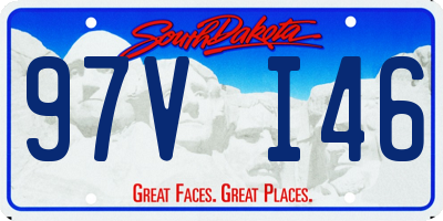 SD license plate 97VI46