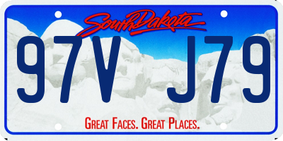 SD license plate 97VJ79