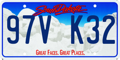SD license plate 97VK32