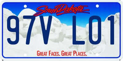 SD license plate 97VL01