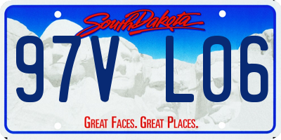 SD license plate 97VL06