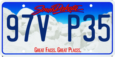 SD license plate 97VP35
