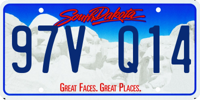 SD license plate 97VQ14