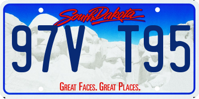 SD license plate 97VT95
