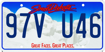 SD license plate 97VU46