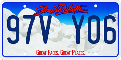 SD license plate 97VY06