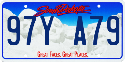 SD license plate 97YA79