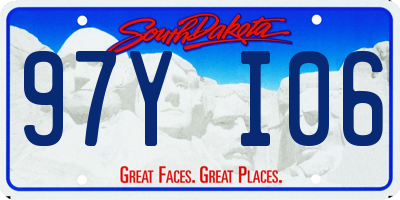 SD license plate 97YI06