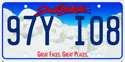 SD license plate 97YI08