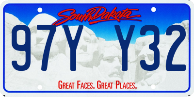 SD license plate 97YY32