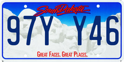 SD license plate 97YY46