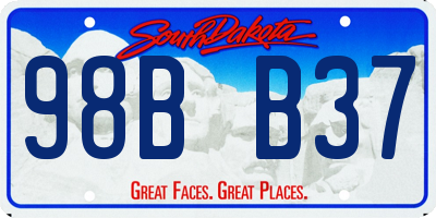 SD license plate 98BB37