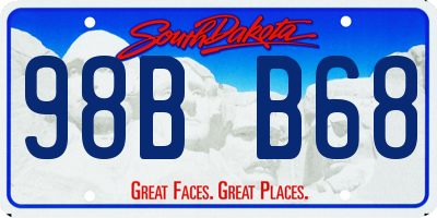 SD license plate 98BB68