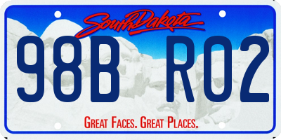 SD license plate 98BR02