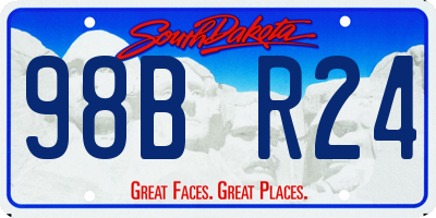 SD license plate 98BR24