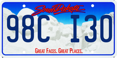 SD license plate 98CI30