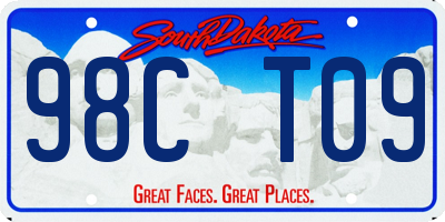 SD license plate 98CT09