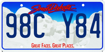 SD license plate 98CY84