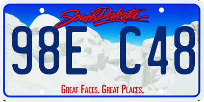 SD license plate 98EC48