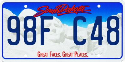 SD license plate 98FC48