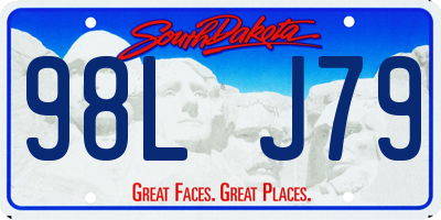 SD license plate 98LJ79