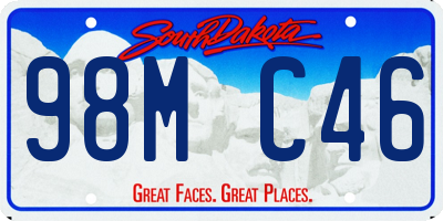 SD license plate 98MC46