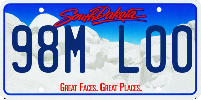 SD license plate 98ML00