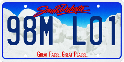 SD license plate 98ML01