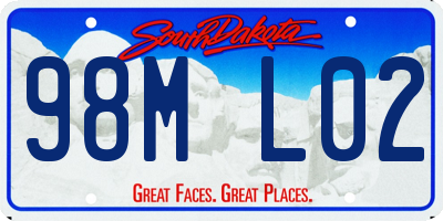 SD license plate 98ML02