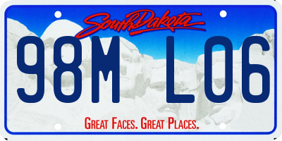 SD license plate 98ML06