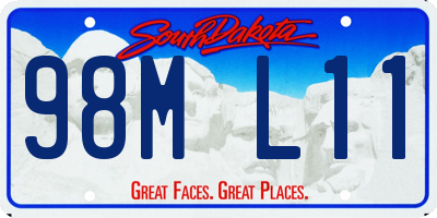 SD license plate 98ML11