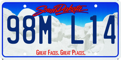 SD license plate 98ML14