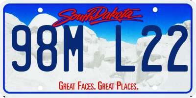 SD license plate 98ML22