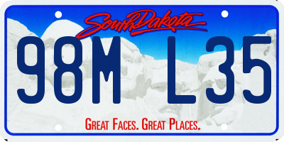 SD license plate 98ML35
