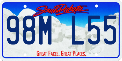 SD license plate 98ML55