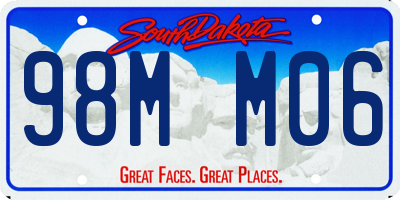 SD license plate 98MM06