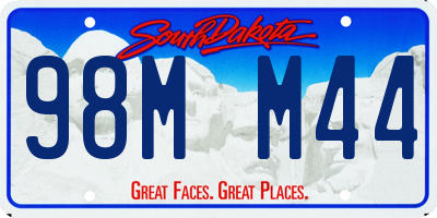 SD license plate 98MM44