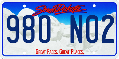 SD license plate 98ON02