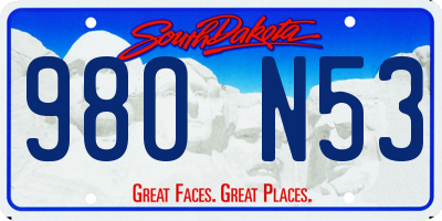 SD license plate 98ON53