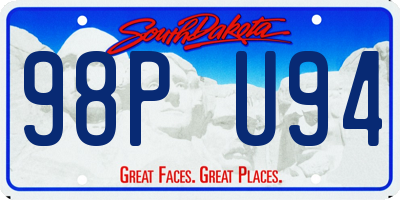 SD license plate 98PU94