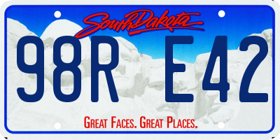 SD license plate 98RE42