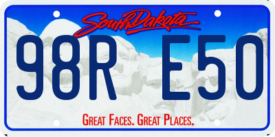 SD license plate 98RE50