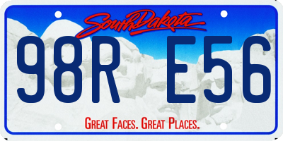 SD license plate 98RE56