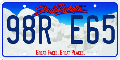 SD license plate 98RE65